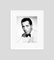 Humphrey Bogart Archival Pigment Print Framed in White 2