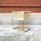 Moderne italienische Mid-Century Stühle aus verchromtem Stahl & gewebtem Korbgeflecht, 1970er, 4er Set 1