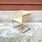 Moderne italienische Mid-Century Stühle aus verchromtem Stahl & gewebtem Korbgeflecht, 1970er, 4er Set 9
