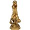 Antique Art Nouveau Gilt Bronze Sculpture, Boy on a Mushroom by Henri Pernot, Image 1