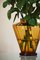 Vintage Ambra Amber Murano Glass Vase, Italy, 1960s 2