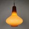 Ocher Glass Pendant by Massimo Vignelli for Venini, 1950s 7