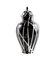 Black Meissen Vase from Mari JJ Design 2