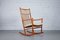 Rocking Chair Mid-Century par Hans J. Wegner pour Tarm Stole 2
