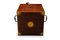 Victorian Sheraton Revival Mahogany Decanter Box with Atlantis Decanters, 1800s, Set of 5, Image 2