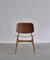 Teak & Oak Side Chair by Børge Mogensen for Søborg Møbelfabrik, 1950s 3