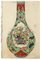 Japanese Vase - Original Watercolor on Ivory Paper - 19th Century 19th Century 1