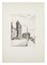 Rome, TheSpanish Steps - Original Etching on Paper by Giuseppe Malandrino -1970s 1970 1