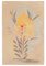 Fleurs - Aquarelle Originale sur Papier par Jean Delpech - 1951 1951 1
