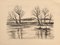 River - Original Lithograph on Paper by Pierre Frachon-Forcade - 20th Century 20th Century, Image 1