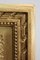 Conjunto de consola de media luna y espejo de madera dorada, Imagen 11