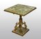 Vintage Onyx & Brass Side Table, 1950s 2