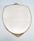 Vintage Shield Shaped Brass Mirror 1