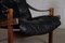Leather Hunter Chair by Torbjørn Afdal for Bruksbo, 1970s 5