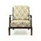 Vintage Wooden Lounge Chair, 1950s, Image 8