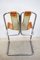 Steel & Leather Dining Chairs, 1970s, Set of 4 16