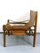 Fauteuil Safari en Cuir, 1970s 4