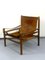 Fauteuil Safari en Cuir, 1970s 1