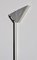 Italian Modern Black and White Glass Floor Lamp with Tube Steel Stem, 1980s, Image 2