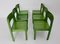 Chaises de Salon en Hêtre Vert, 1950s, Set de 6 2