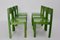 Grüne Esszimmerstühle aus Buche, 1950er, 6er Set 8