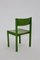 Green Beechwood Dining Chairs, 1950s, Set of 6 9