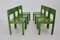Green Beechwood Dining Chairs, 1950s, Set of 6, Image 3