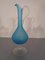 Italian Filigree Blue Murano Glass Carafe, 1960s 12