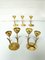 Vintage Scandinavian Brass Candleholders by Gunnar Ander for Ystad Metall Sweden, Set of 5 3