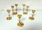 Vintage Scandinavian Brass Candleholders by Gunnar Ander for Ystad Metall Sweden, Set of 5 6