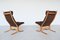 Sieta High Back Lounge Chairs by Ingmar Relling for Westnofa, 1960s, Set of 2 5