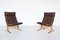 Sieta High Back Lounge Chairs by Ingmar Relling for Westnofa, 1960s, Set of 2 1