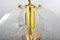 Brass Hanging Lamp with Murano Glass Elements from Kaiser Idell / Kaiser Leuchten, 1960s 3