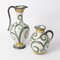 Vases Peints à la Main de Ruscha, 1950s, Set de 2 4