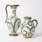 Hand-Painted Vases from Ruscha, 1950s, Set of 2 1