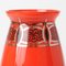 Vase Tango Antique en Verre Rouge de Loetz 6