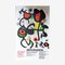 Bronze Stein Lithographie Poster von Joan Miro, 1960er 3