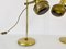 Mid-Century Modern Brass Table Lamps, 1960s, Set of 2, Image 4