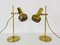 Mid-Century Modern Brass Table Lamps, 1960s, Set of 2 2