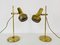 Mid-Century Modern Brass Table Lamps, 1960s, Set of 2, Image 2