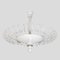 Large Murano Lattimo Ceiling Lamp, 1960s 1