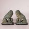 Italian Bronze and Marble Lions, 1900s, Set of 2 9