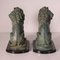 Italian Bronze and Marble Lions, 1900s, Set of 2 8