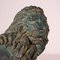 Italienische Löwen aus Bronze & Marmor, 1900er, 2er Set 3