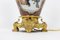 Lámpara de mesa de porcelana Samson & bronce dorado, década de 1880, Imagen 6