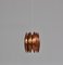 Danish Modern Copper Pendant Lamp by Jo Hammerborg for Fog & Mørup, 1960s 5