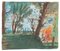 Landschafts-Aquarell auf Papier von Jean Delpech, 1942 1