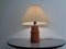 Danish Solid Teak Table Lamp, 1970s, Image 3