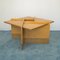 Tavolino da caffè quadrato in legno, anni '70, Immagine 2