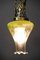 Jugendstil Deckenlampe mit Original Glasschirm, Wien, 1908 8